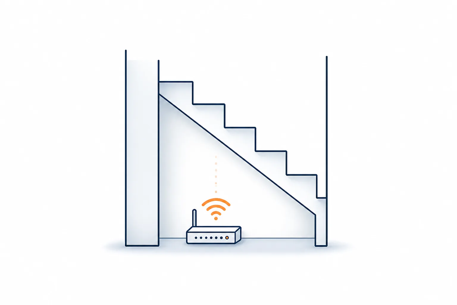 Router am Glasfaseranschluss im Keller statt im genutzten Wohnbereich